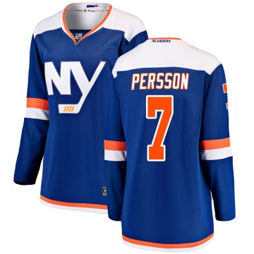 Fanatics Branded New York Islanders Women's Stefan Persson Breakaway Blue Alternate NHL Jersey