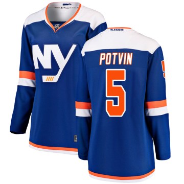 Fanatics Branded New York Islanders Women's Denis Potvin Breakaway Blue Alternate NHL Jersey