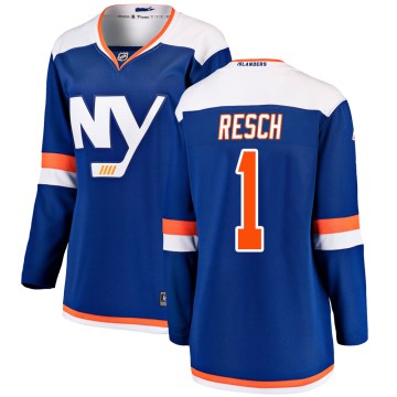 Fanatics Branded New York Islanders Women's Glenn Resch Breakaway Blue Alternate NHL Jersey