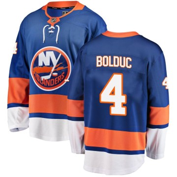 Fanatics Branded New York Islanders Men's Samuel Bolduc Breakaway Blue Home NHL Jersey