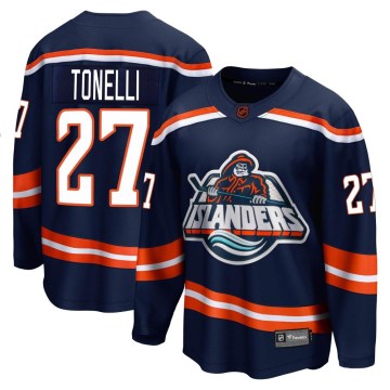 Fanatics Branded New York Islanders Youth John Tonelli Breakaway Navy Special Edition 2.0 NHL Jersey