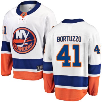 Fanatics Branded New York Islanders Men's Robert Bortuzzo Breakaway White Away NHL Jersey