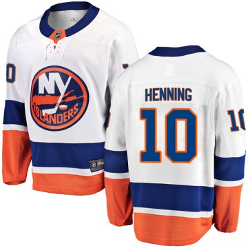 Fanatics Branded New York Islanders Men's Lorne Henning Breakaway White Away NHL Jersey