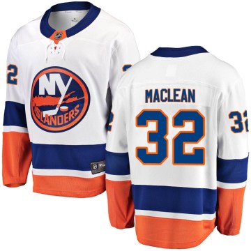 Fanatics Branded New York Islanders Men's Kyle Maclean Breakaway White Kyle MacLean Away NHL Jersey