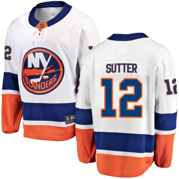 Fanatics Branded New York Islanders Men's Duane Sutter Breakaway White Away NHL Jersey