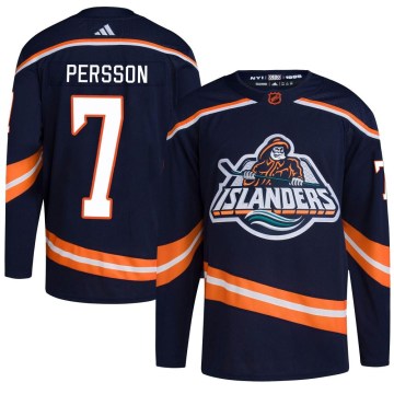 Adidas New York Islanders Youth Stefan Persson Authentic Navy Reverse Retro 2.0 NHL Jersey
