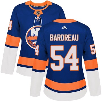 Adidas New York Islanders Women's Cole Bardreau Authentic Royal Home NHL Jersey