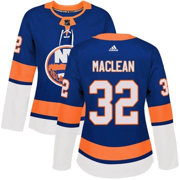 Adidas New York Islanders Women's Kyle Maclean Authentic Royal Kyle MacLean Home NHL Jersey