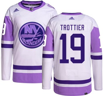 Adidas New York Islanders Youth Bryan Trottier Authentic Hockey Fights Cancer NHL Jersey