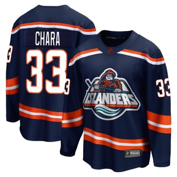 Fanatics Branded New York Islanders Men's Zdeno Chara Breakaway Navy Special Edition 2.0 NHL Jersey