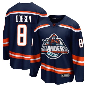 Fanatics Branded New York Islanders Men's Noah Dobson Breakaway Navy Special Edition 2.0 NHL Jersey