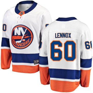 Fanatics Branded New York Islanders Youth Tristan Lennox Breakaway White Away NHL Jersey