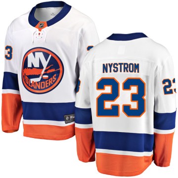 Fanatics Branded New York Islanders Youth Bob Nystrom Breakaway White Away NHL Jersey