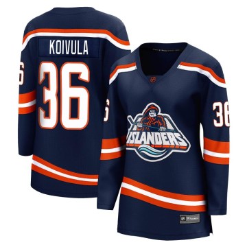 Fanatics Branded New York Islanders Women's Otto Koivula Breakaway Navy Special Edition 2.0 NHL Jersey