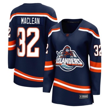 Fanatics Branded New York Islanders Women's Kyle Maclean Breakaway Navy Kyle MacLean Special Edition 2.0 NHL Jersey