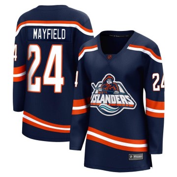 Fanatics Branded New York Islanders Women's Scott Mayfield Breakaway Navy Special Edition 2.0 NHL Jersey