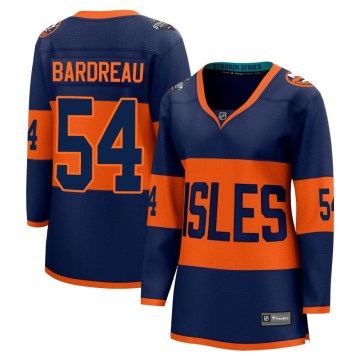 Fanatics Branded New York Islanders Women's Cole Bardreau Breakaway Navy 2024 Stadium Series NHL Jersey